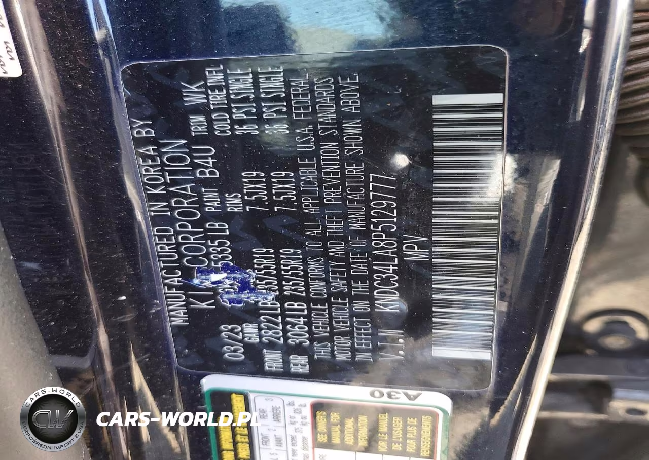 2023 Kia Ev6 Wind VIN:KNDC34LA8P5129777 - 12