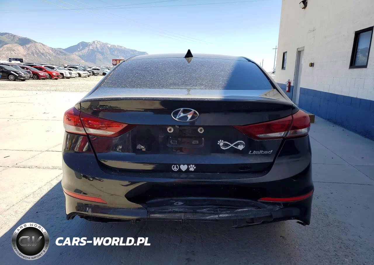 2017 Hyundai Elantra Limited VIN:5NPD84LF1HH024405 - 6