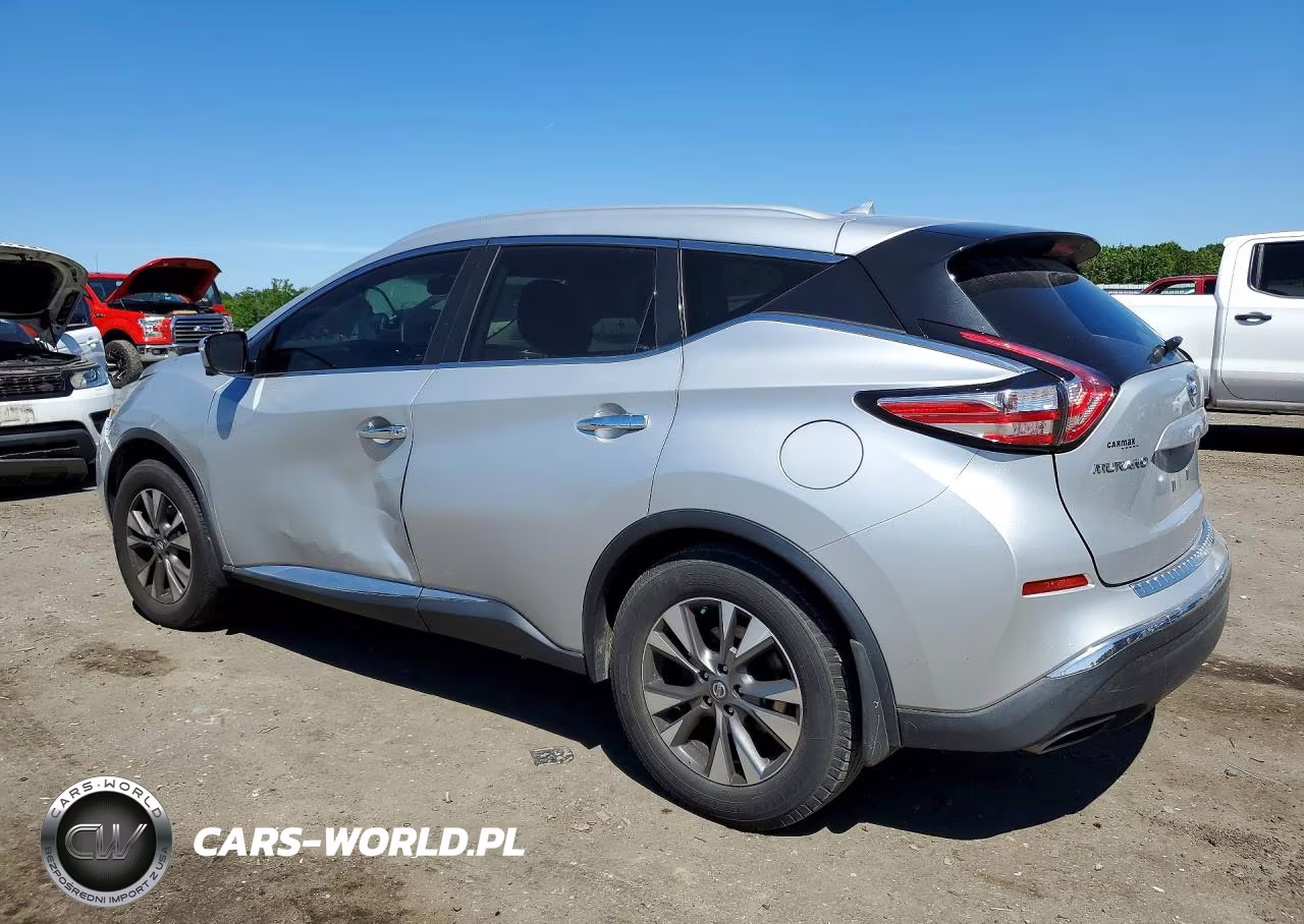 2015 Nissan Murano Sl VIN:5N1AZ2MH9FN243934 - 2