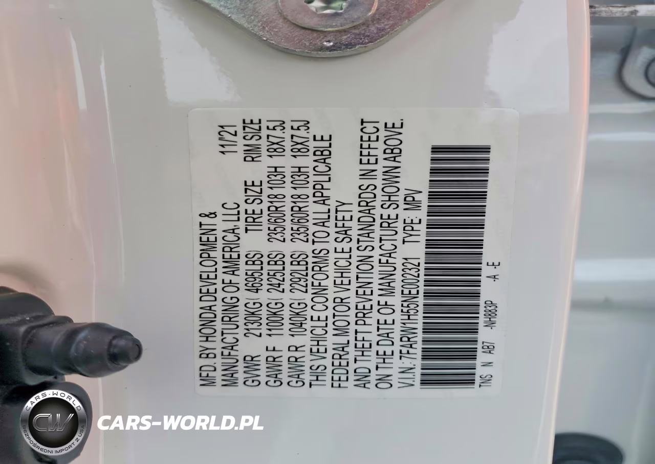2022 Honda Cr-V Ex VIN:7FARW1H55NE002321 - 12