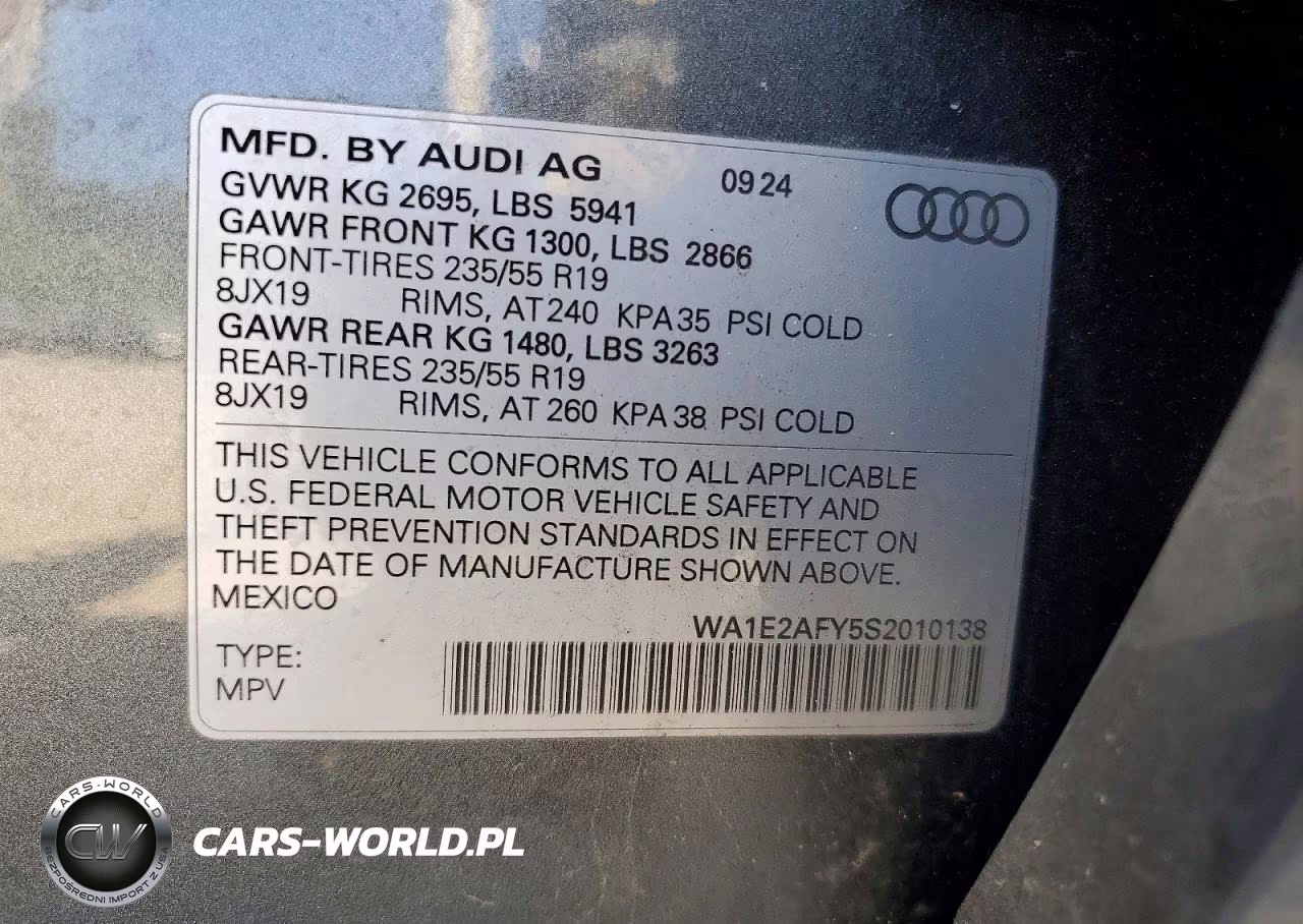 2025 Audi Q5 E Premium Plus 55 VIN:WA1E2AFY5S2010138 - 14
