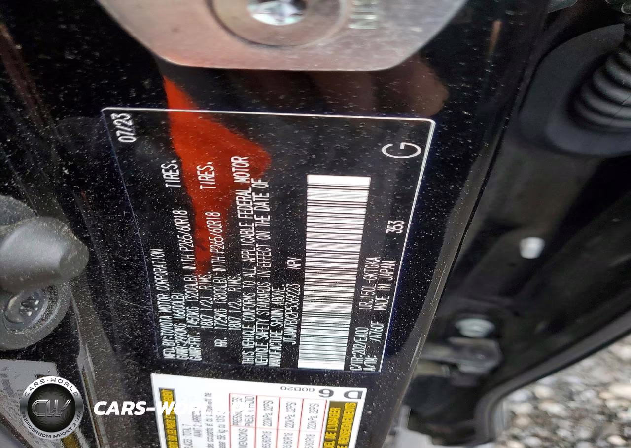 2023 Lexus Gx 460 VIN:JTJAM7BX2P5369223 - 13