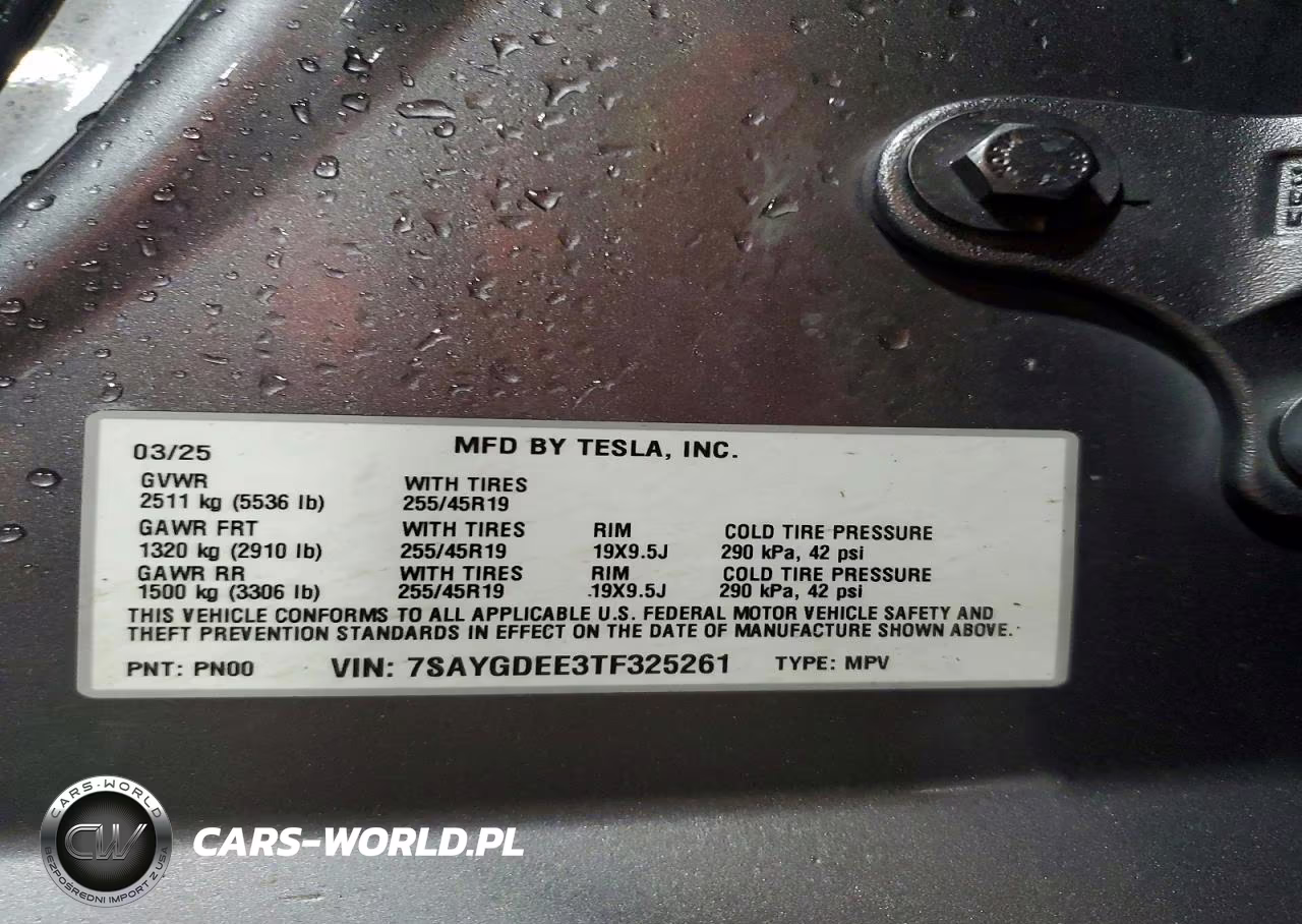 2026 Tesla Model Y VIN:7SAYGDEE3TF325261 - 13