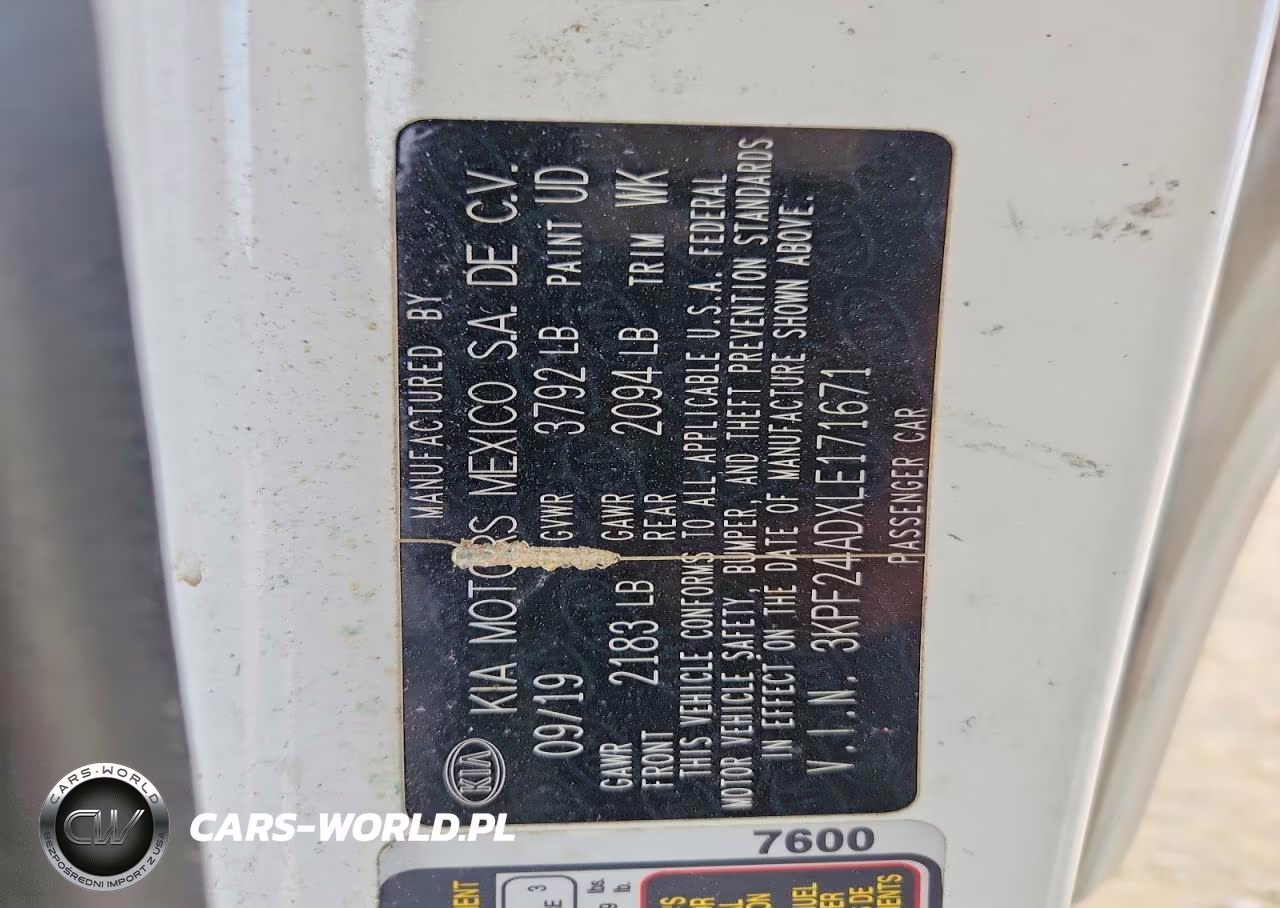 2020 Kia Forte Fe VIN:3KPF24ADXLE171671 - 12