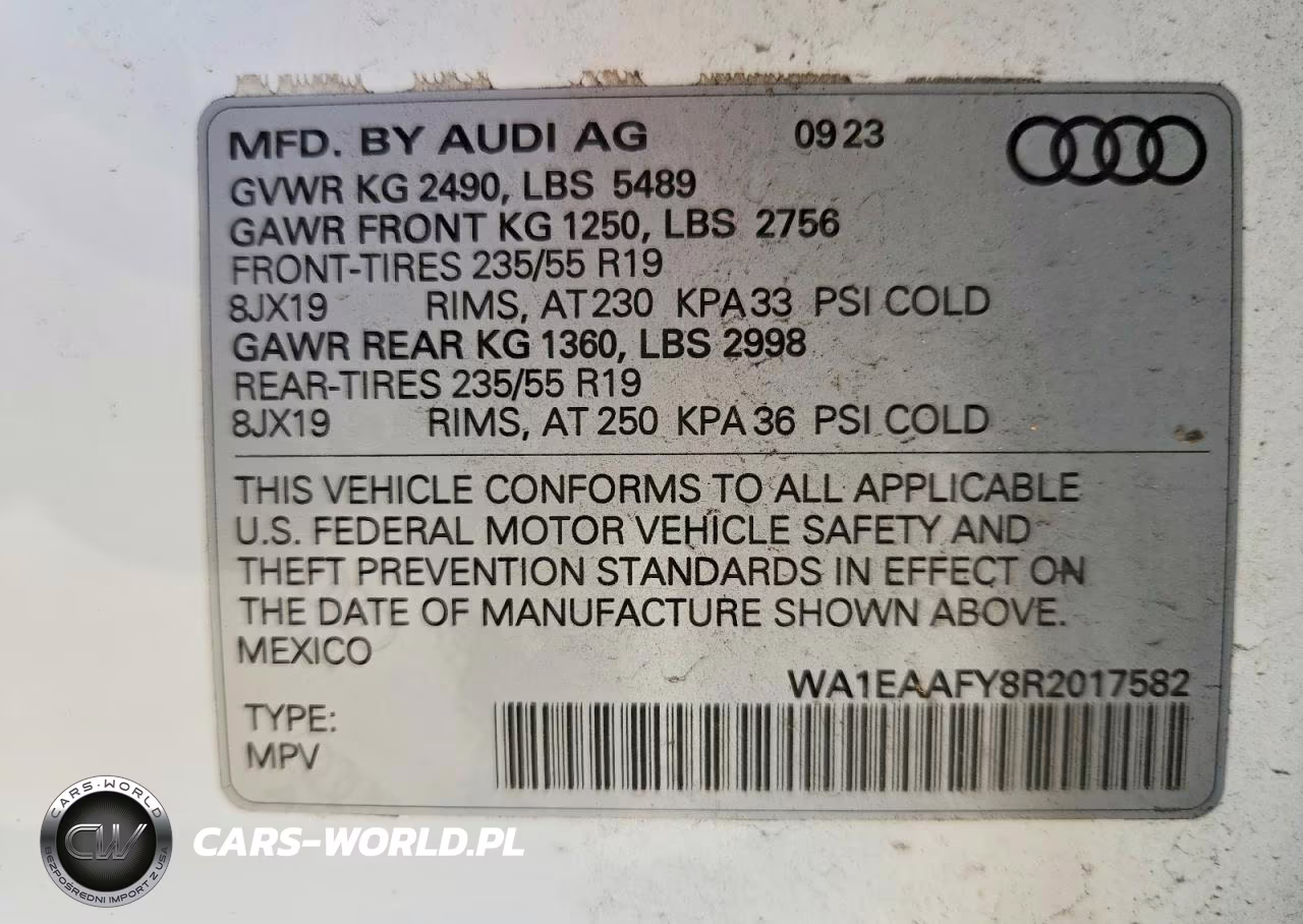 2024 Audi Q5 Premium Plus 45 VIN:WA1EAAFY8R2017582 - 13