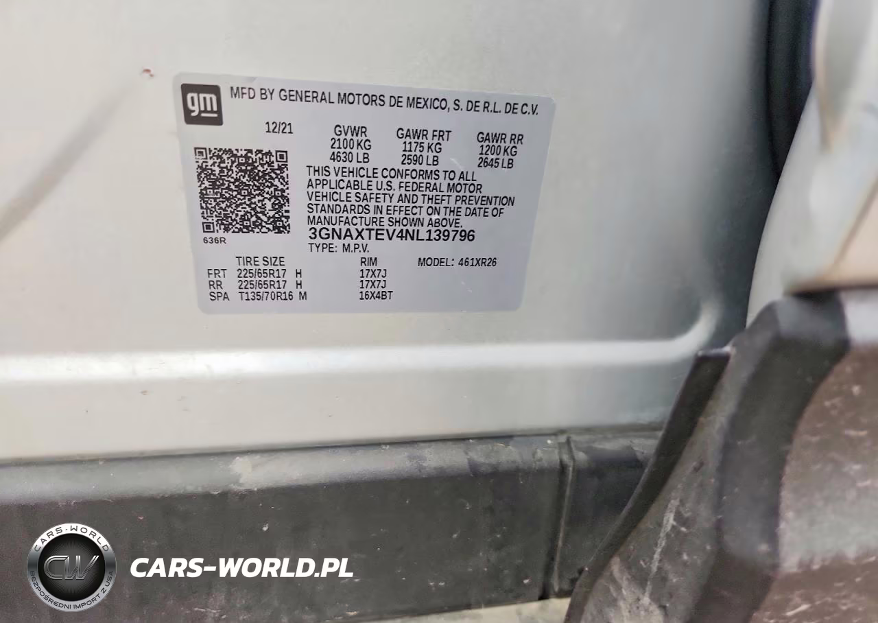 2022 Chevrolet Equinox Lt VIN:3GNAXTEV4NL139796 - 12