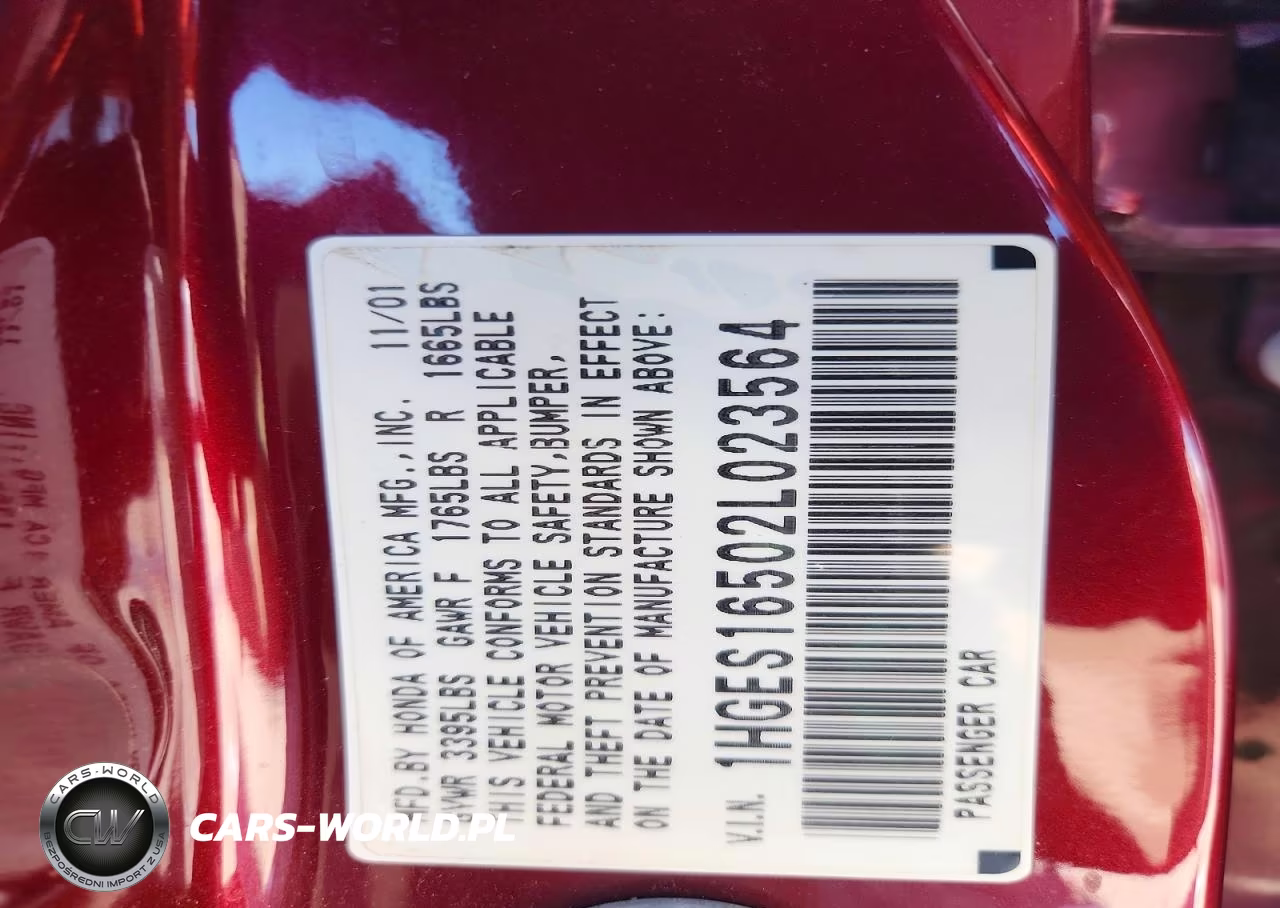 2002 Honda Civic Lx VIN:1HGES16502L023564 - 13