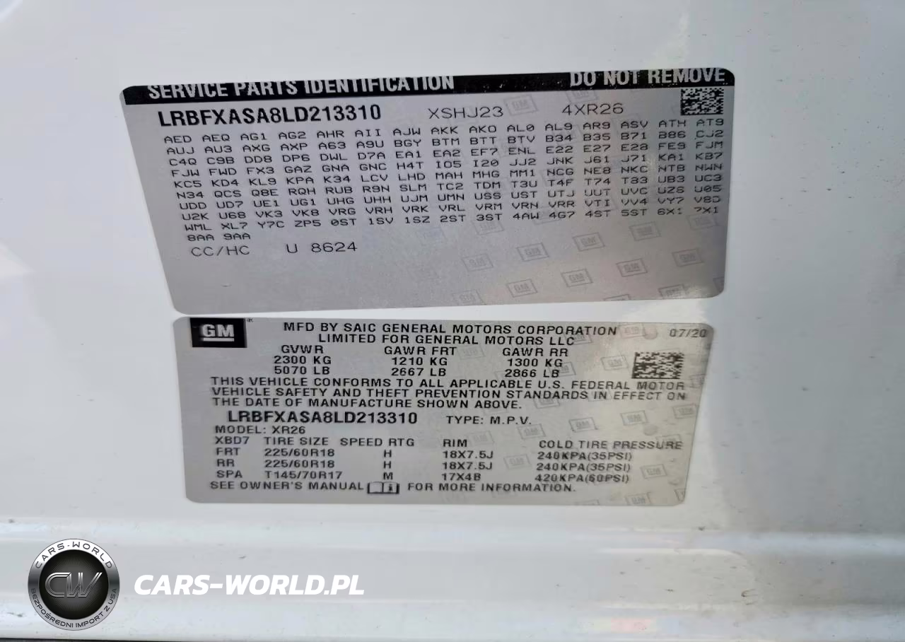 2020 Buick Envision VIN:LRBFXASA8LD213310 - 13