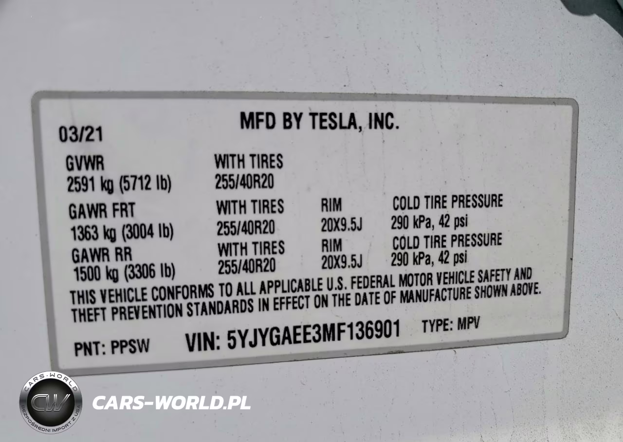 2021 Tesla Model Y VIN:5YJYGAEE3MF136901 - 13