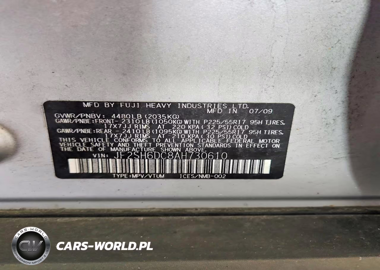 2010 Subaru Forester 2.5X Limited VIN:JF2SH6DC8AH730610 - 13