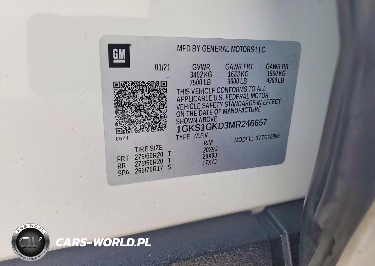2021 GMC Yukon Xl C1500 Slt VIN:1GKS1GKD3MR246657 - 13