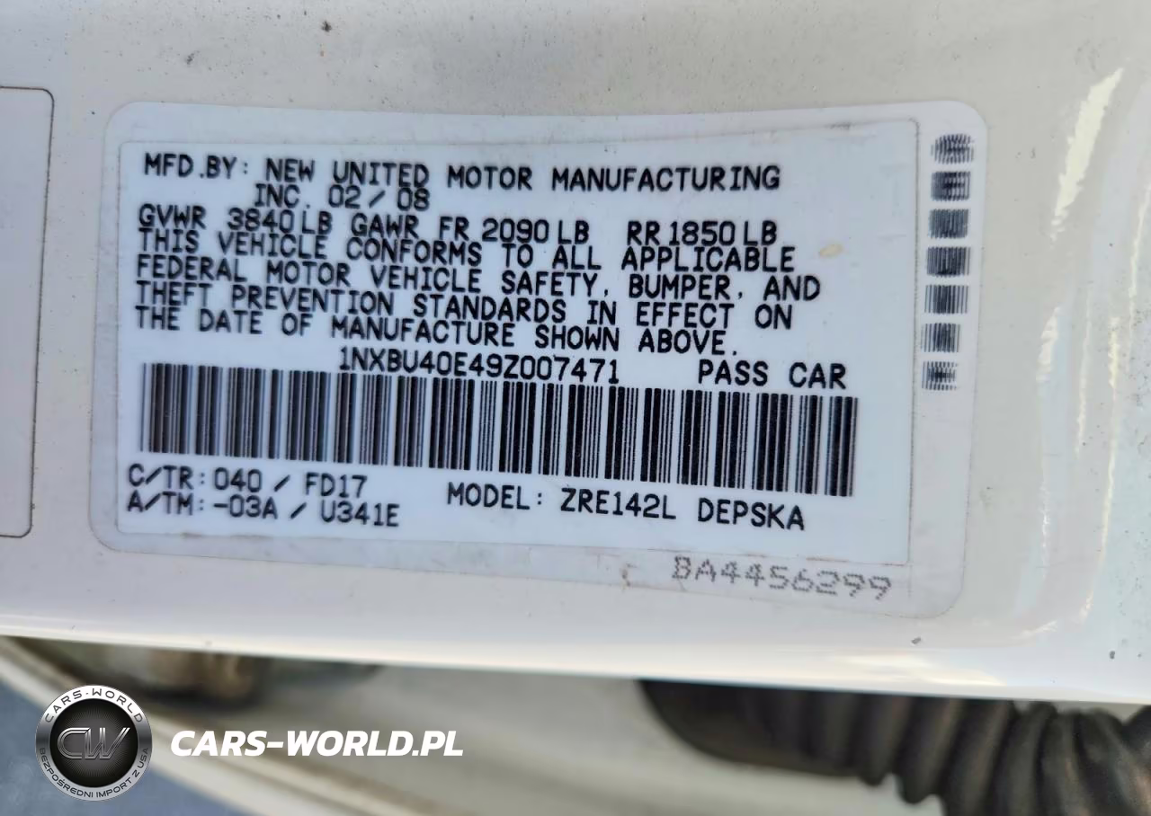 2009 Toyota Corolla S VIN:1NXBU40E49Z007471 - 12