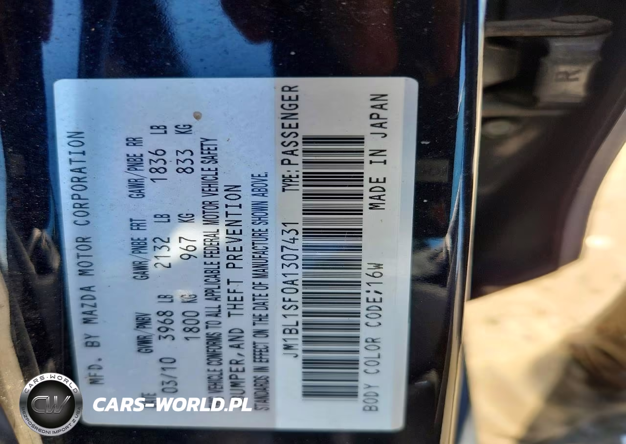 2010 Mazda 3 I VIN:JM1BL1SF0A1307431 - 12