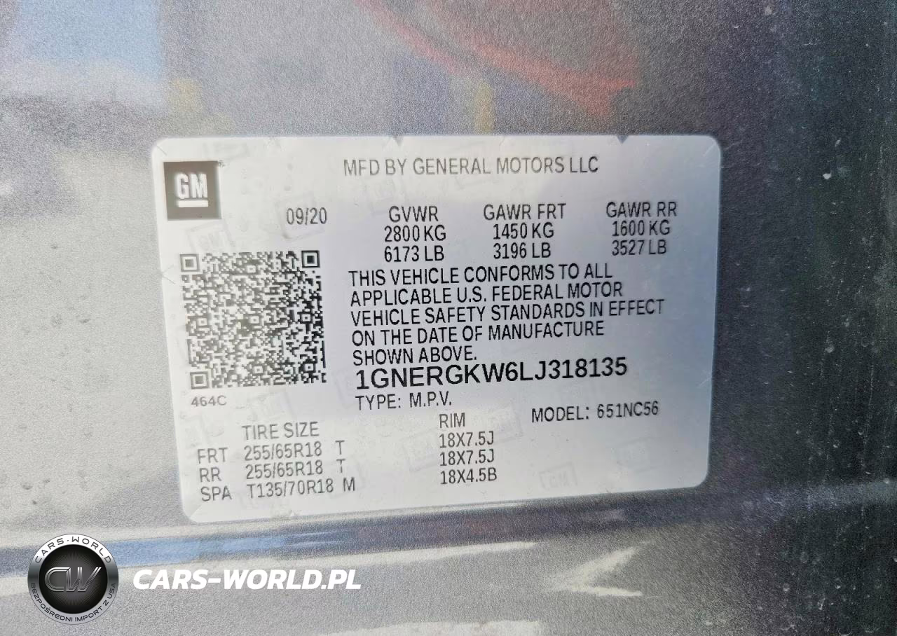 2020 Chevrolet Traverse Lt VIN:1GNERGKW6LJ318135 - 14