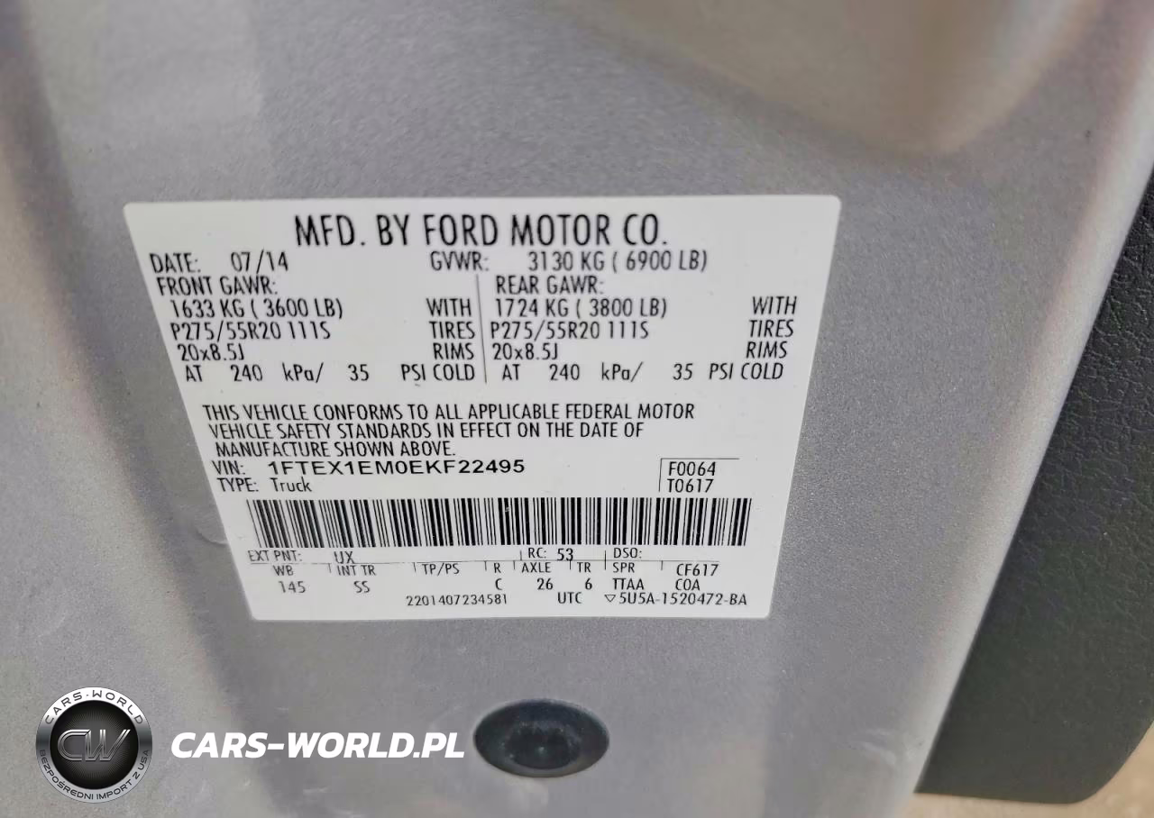 2014 Ford F150 Super Cab VIN:1FTEX1EM0EKF22495 - 12