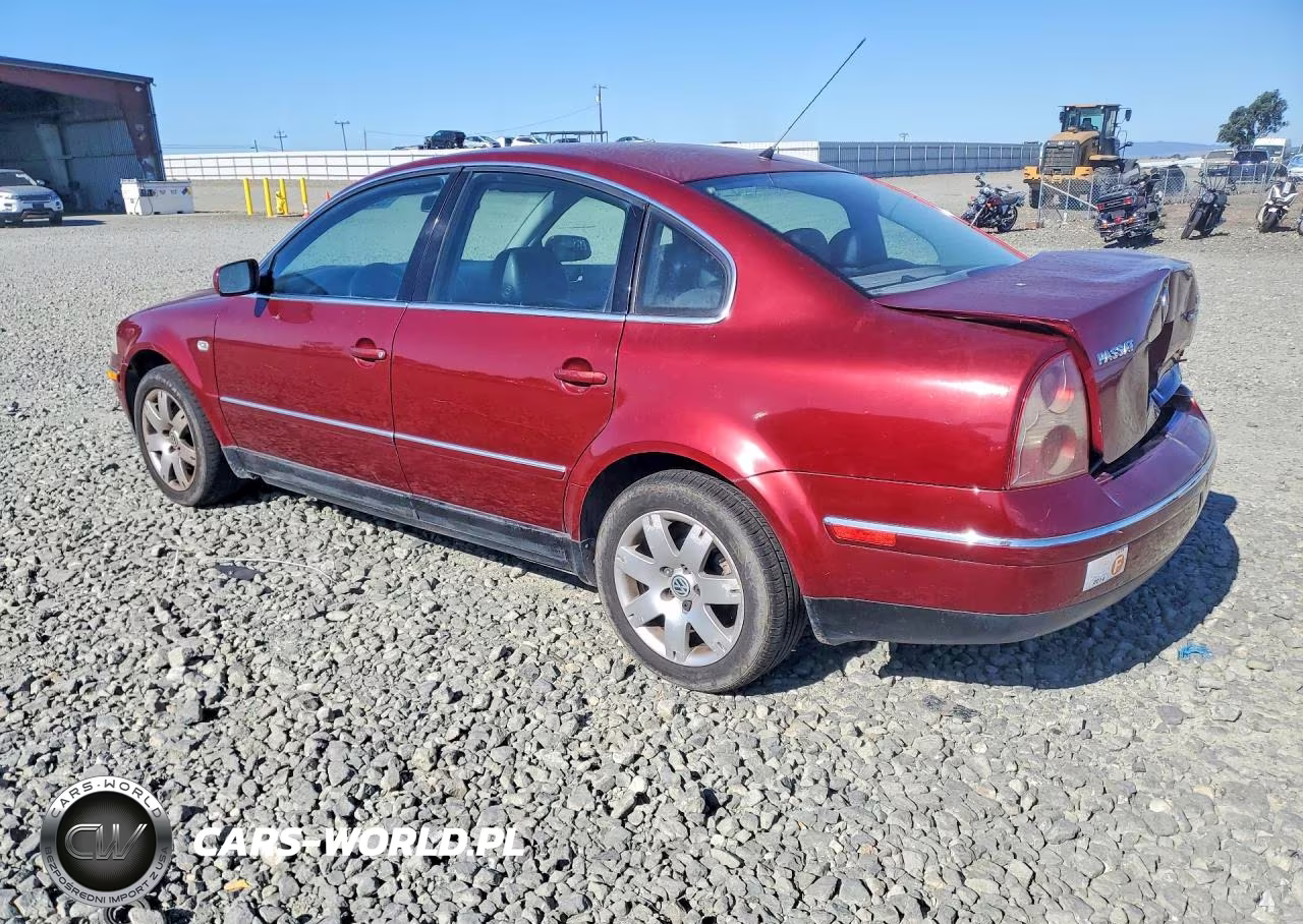 2001 Volkswagen Passat Glx 4Motion VIN:WVWTH63B71P269417 - 2