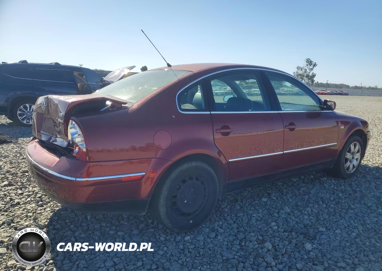 2001 Volkswagen Passat Glx 4Motion VIN:WVWTH63B71P269417 - 3