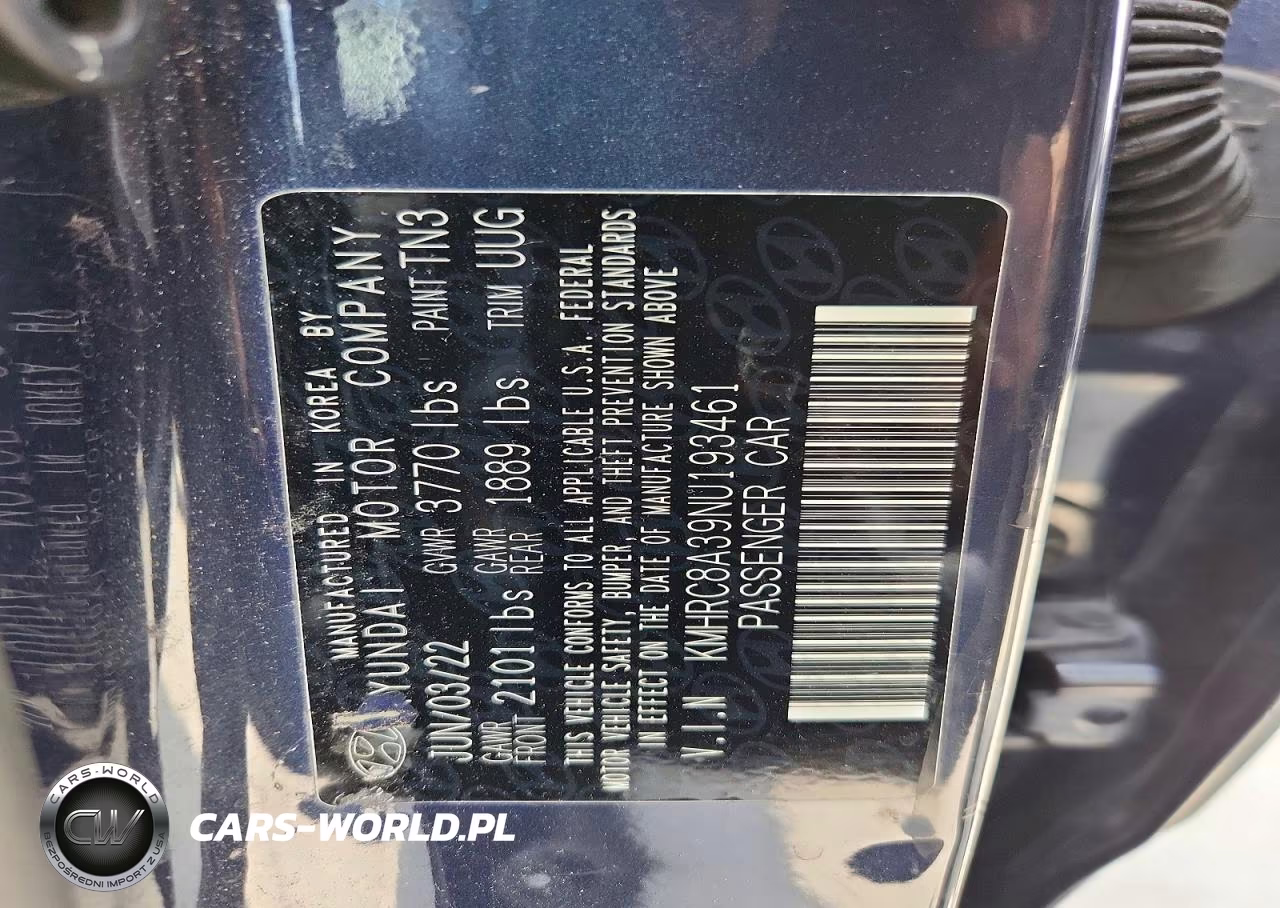2022 Hyundai Venue Limited VIN:KMHRC8A39NU193461 - 13