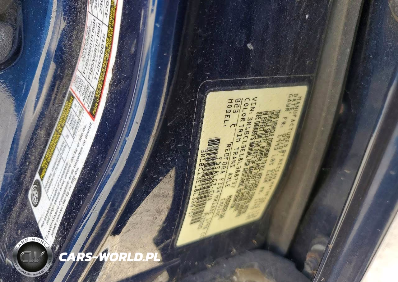2008 Nissan Versa 1.8 S VIN:3N1BC13E18L388757 - 12