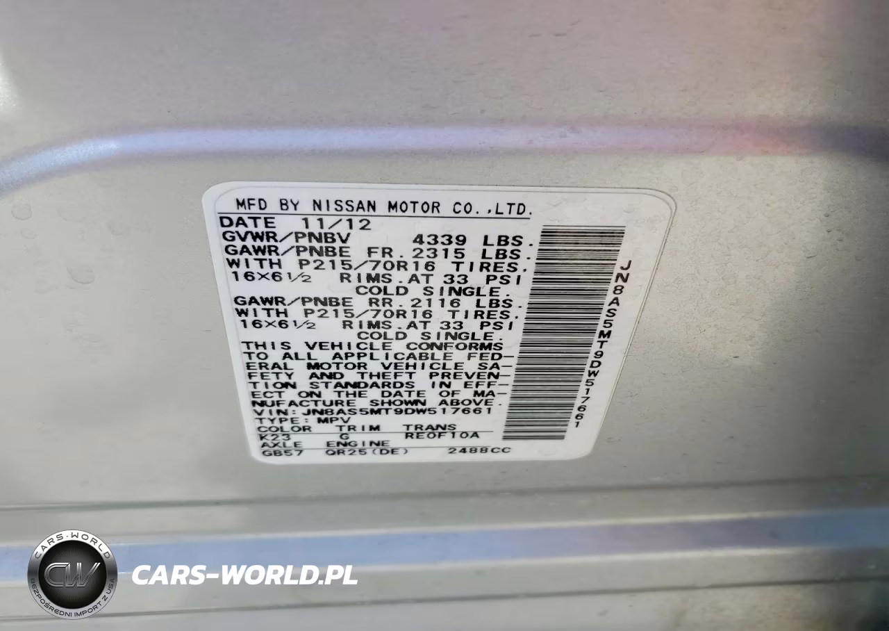 2013 Nissan Rogue S VIN:JN8AS5MT9DW517661 - 12