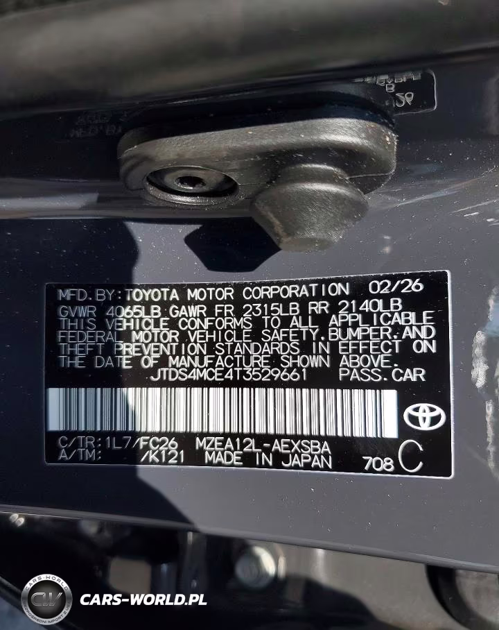 2026 Toyota Corolla Se VIN:JTDS4MCE4T3529661 - 12