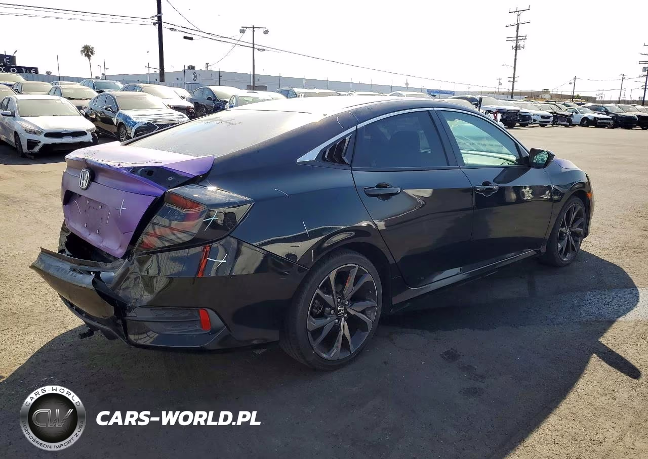 2020 Honda Civic Sport VIN:19XFC2F80LE209292 - 3