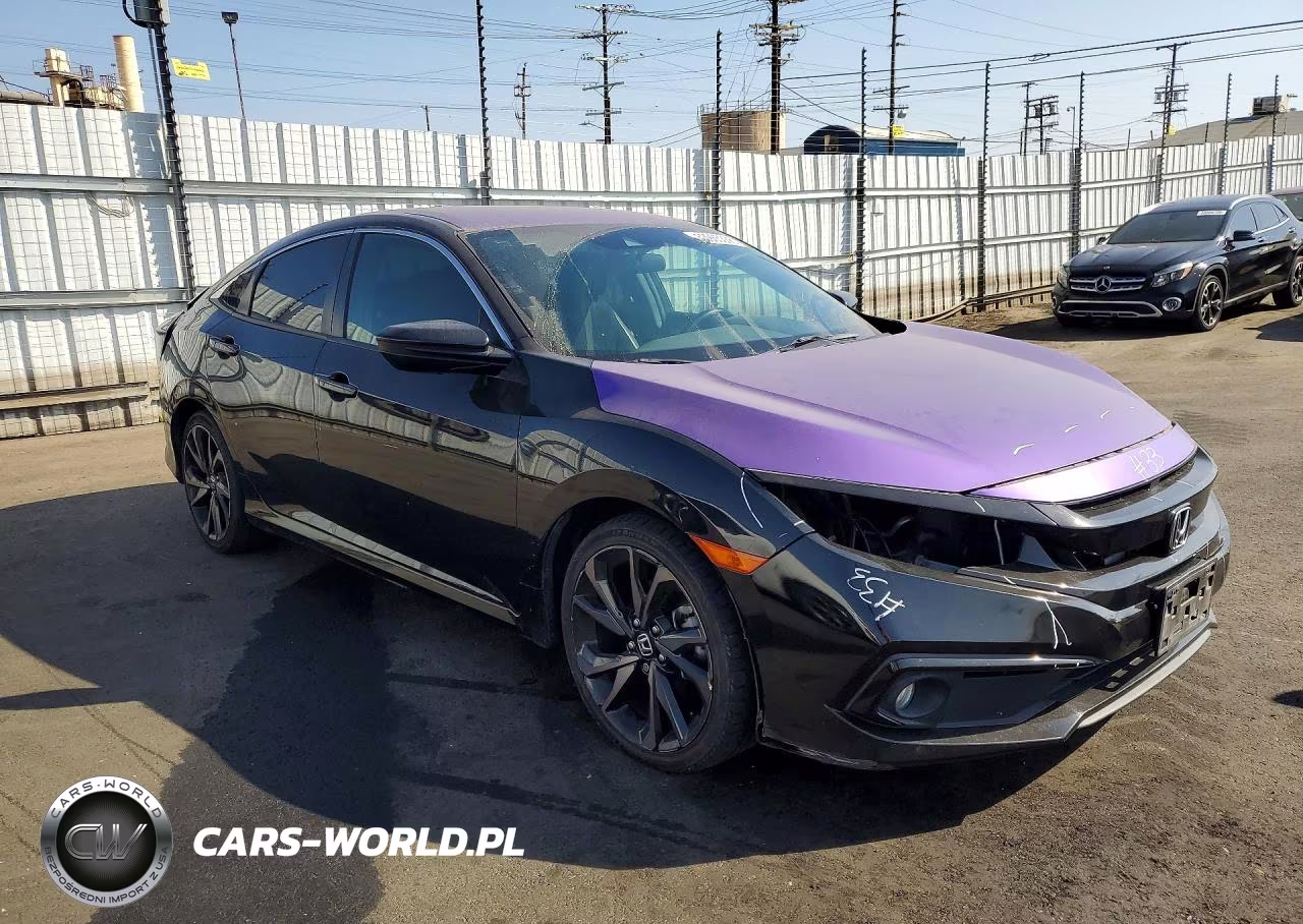 2020 Honda Civic Sport VIN:19XFC2F80LE209292 - 4