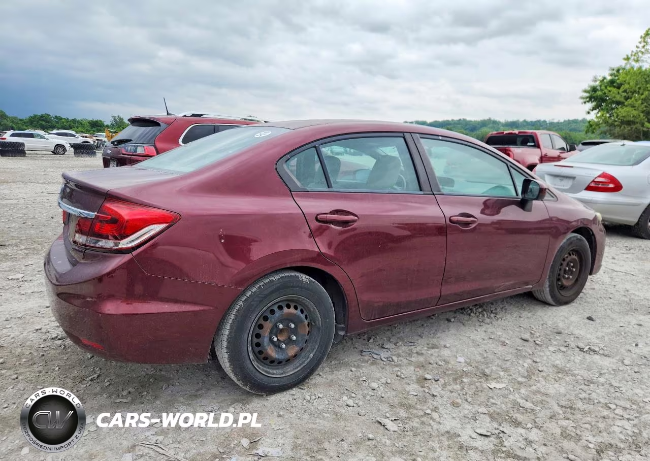 2014 Honda Civic Lx VIN:2HGFB2F51EH546491 - 3