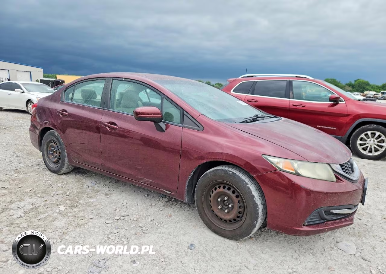 2014 Honda Civic Lx VIN:2HGFB2F51EH546491 - 4