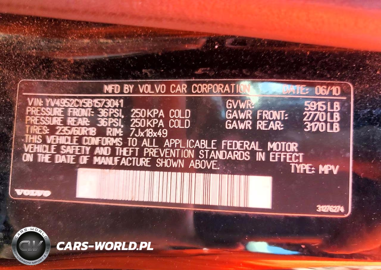 2011 Volvo Xc90 VIN:YV4952CY5B1573041 - 14