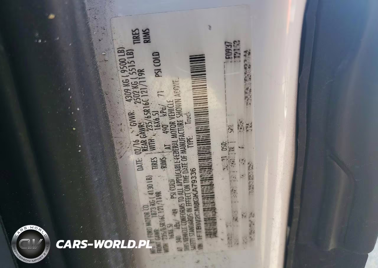 2016 Ford Transit-350 VIN:1FTBW2CM8GKA79336 - 13