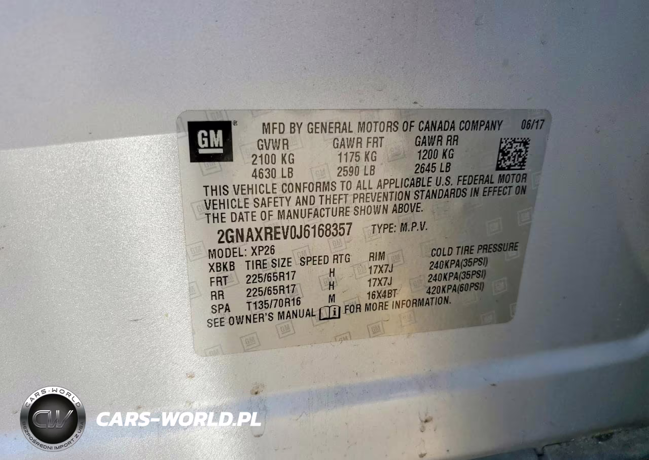 2018 Chevrolet Equinox Ls VIN:2GNAXREV0J6168357 - 14