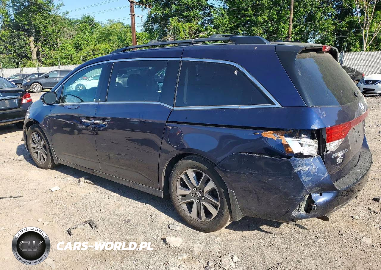 2014 Honda Odyssey Touring VIN:5FNRL5H97EB027574 - 2