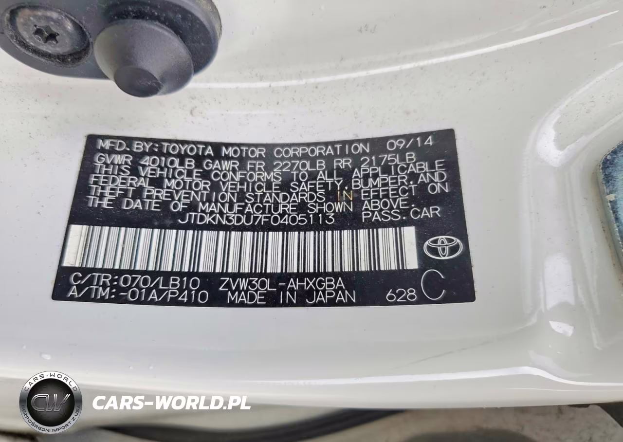 2015 Toyota Prius Four VIN:JTDKN3DU7F0405113 - 13