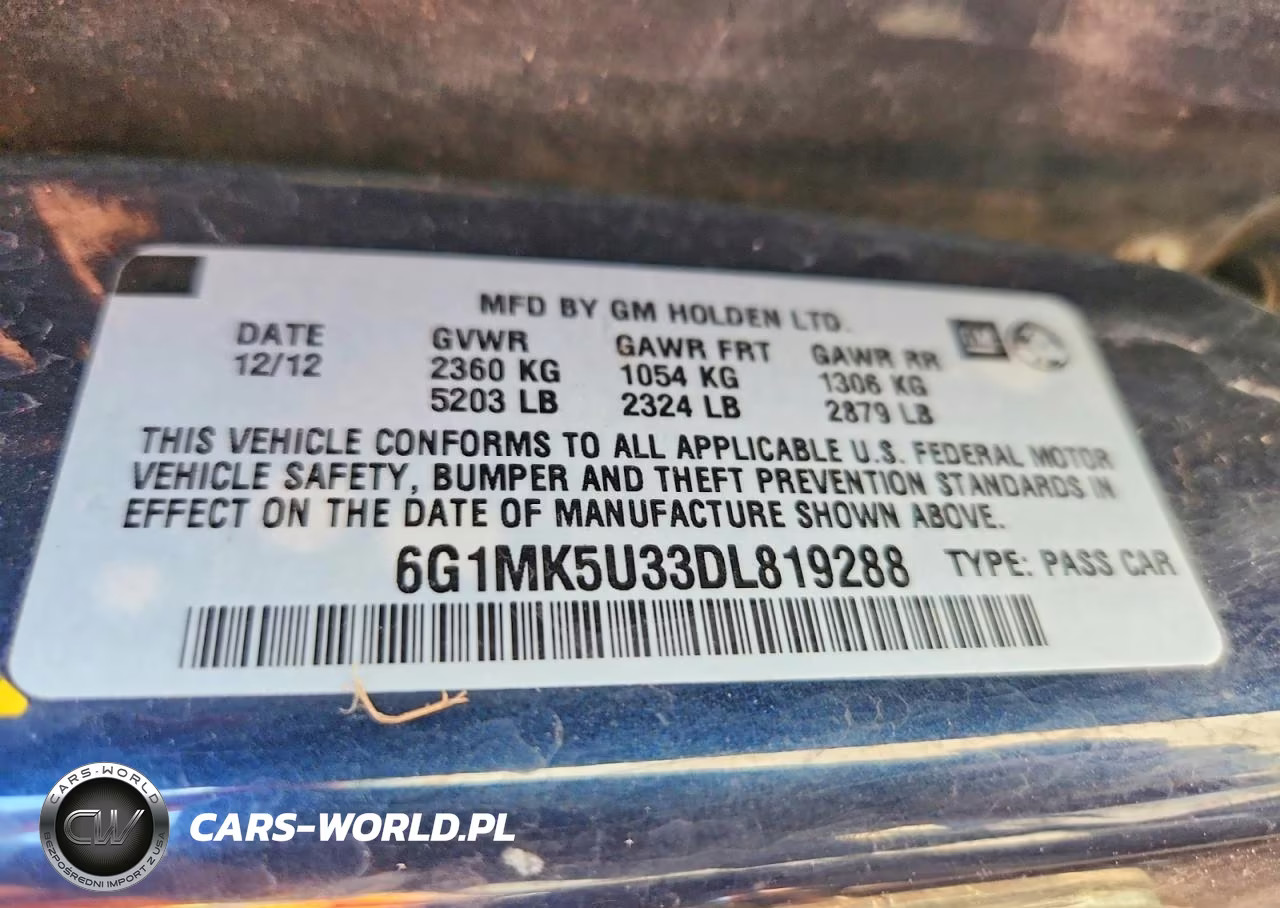 2013 Chevrolet Caprice Police VIN:6G1MK5U33DL819288 - 12