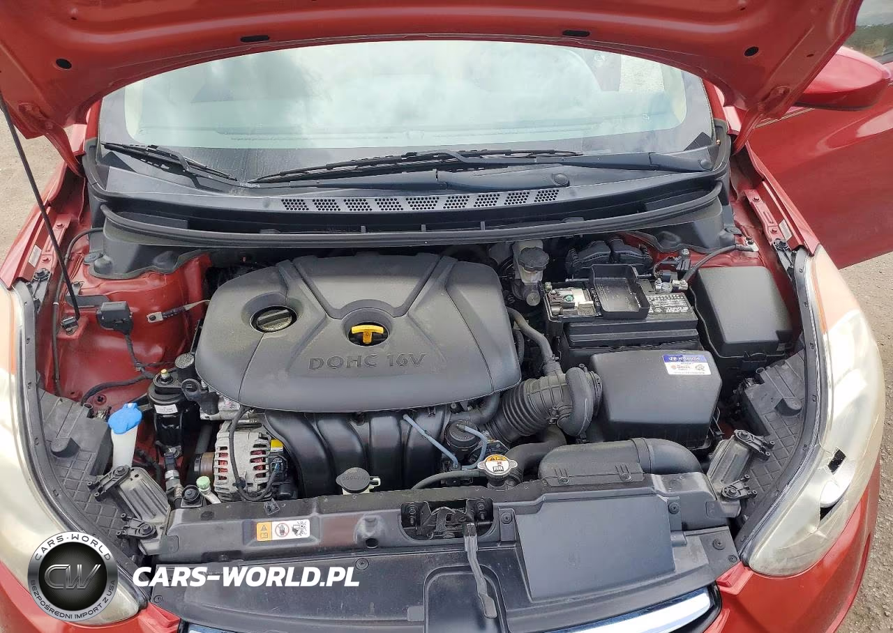 2013 Hyundai Elantra Gls VIN:KMHDH4AE6DU747334 - 11