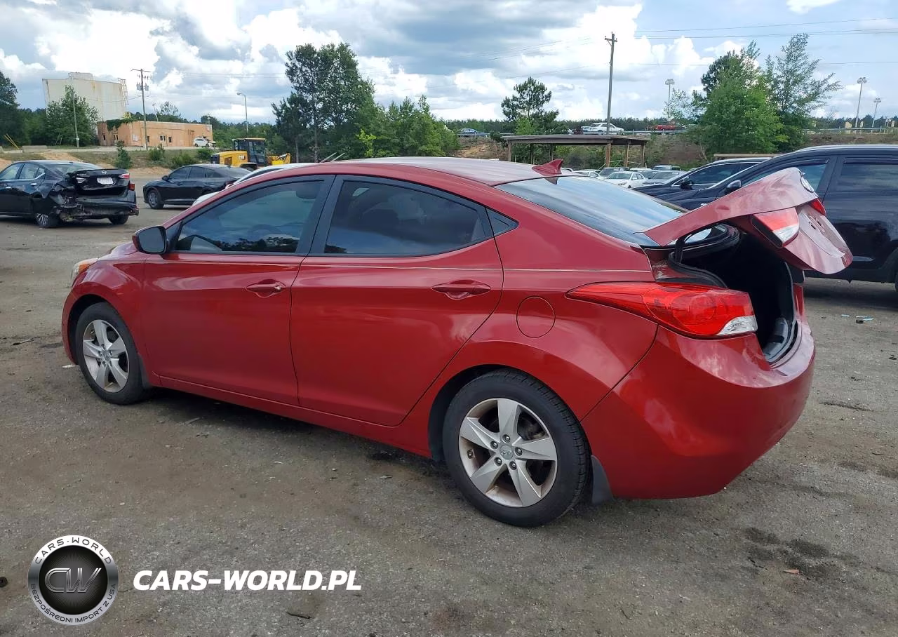 2013 Hyundai Elantra Gls VIN:KMHDH4AE6DU747334 - 2