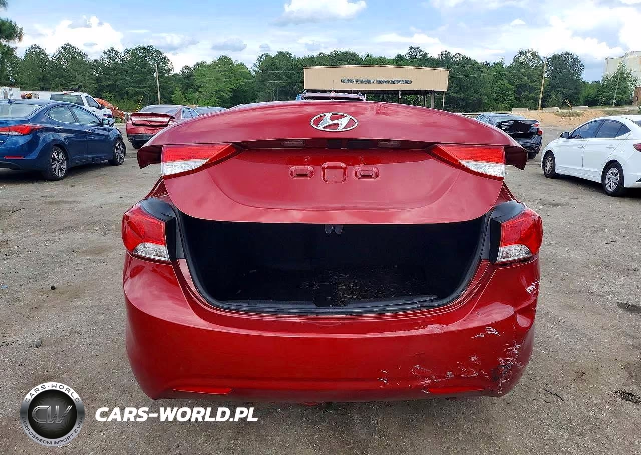 2013 Hyundai Elantra Gls VIN:KMHDH4AE6DU747334 - 6