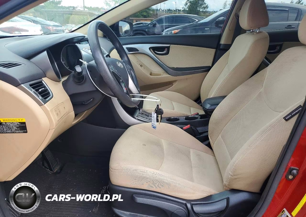 2013 Hyundai Elantra Gls VIN:KMHDH4AE6DU747334 - 7