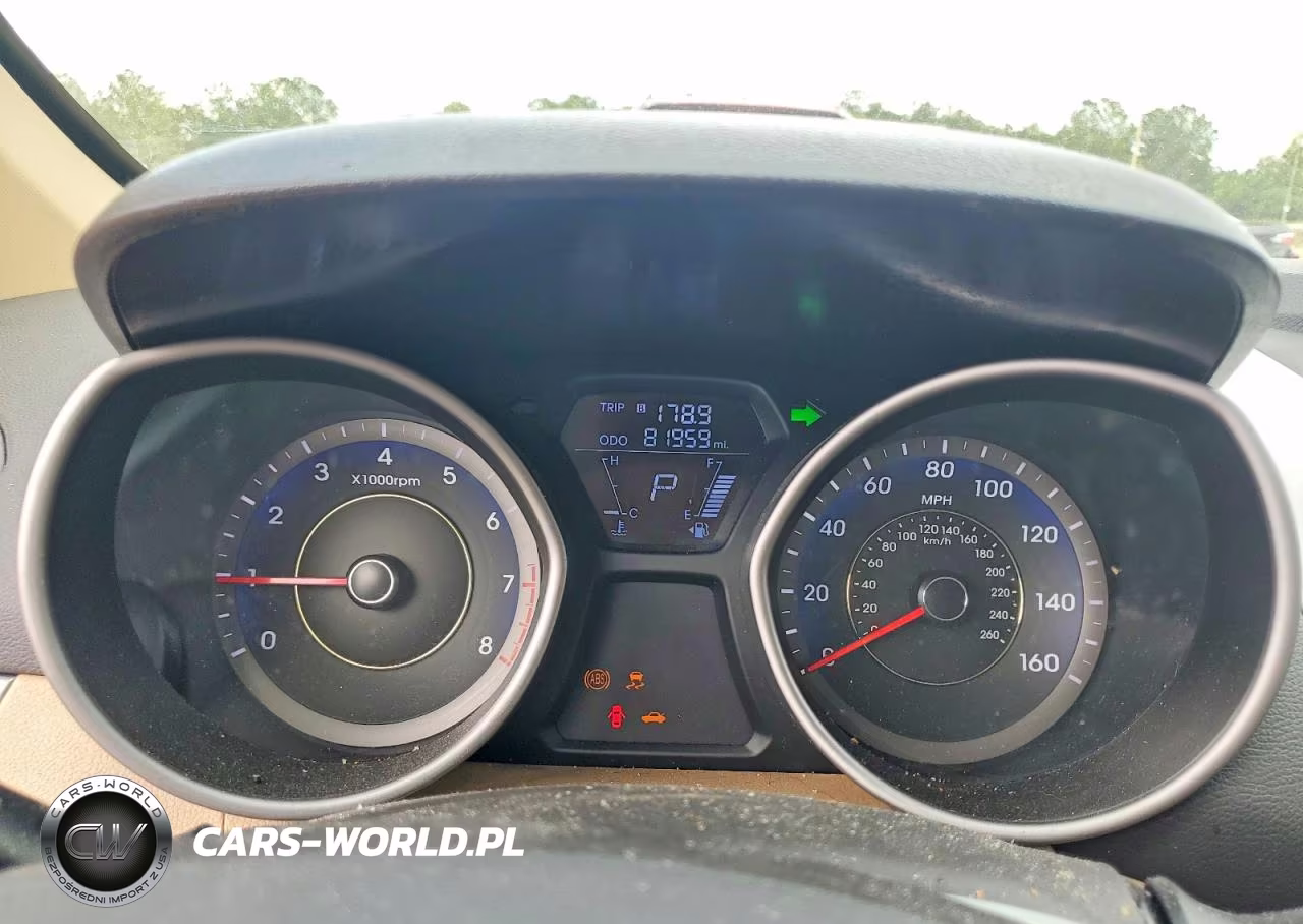2013 Hyundai Elantra Gls VIN:KMHDH4AE6DU747334 - 9