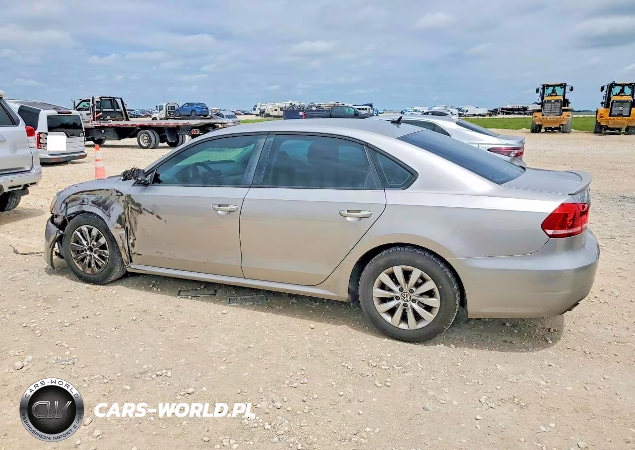 2012 Volkswagen Passat S VIN:1VWAH7A39CC066142 - 2