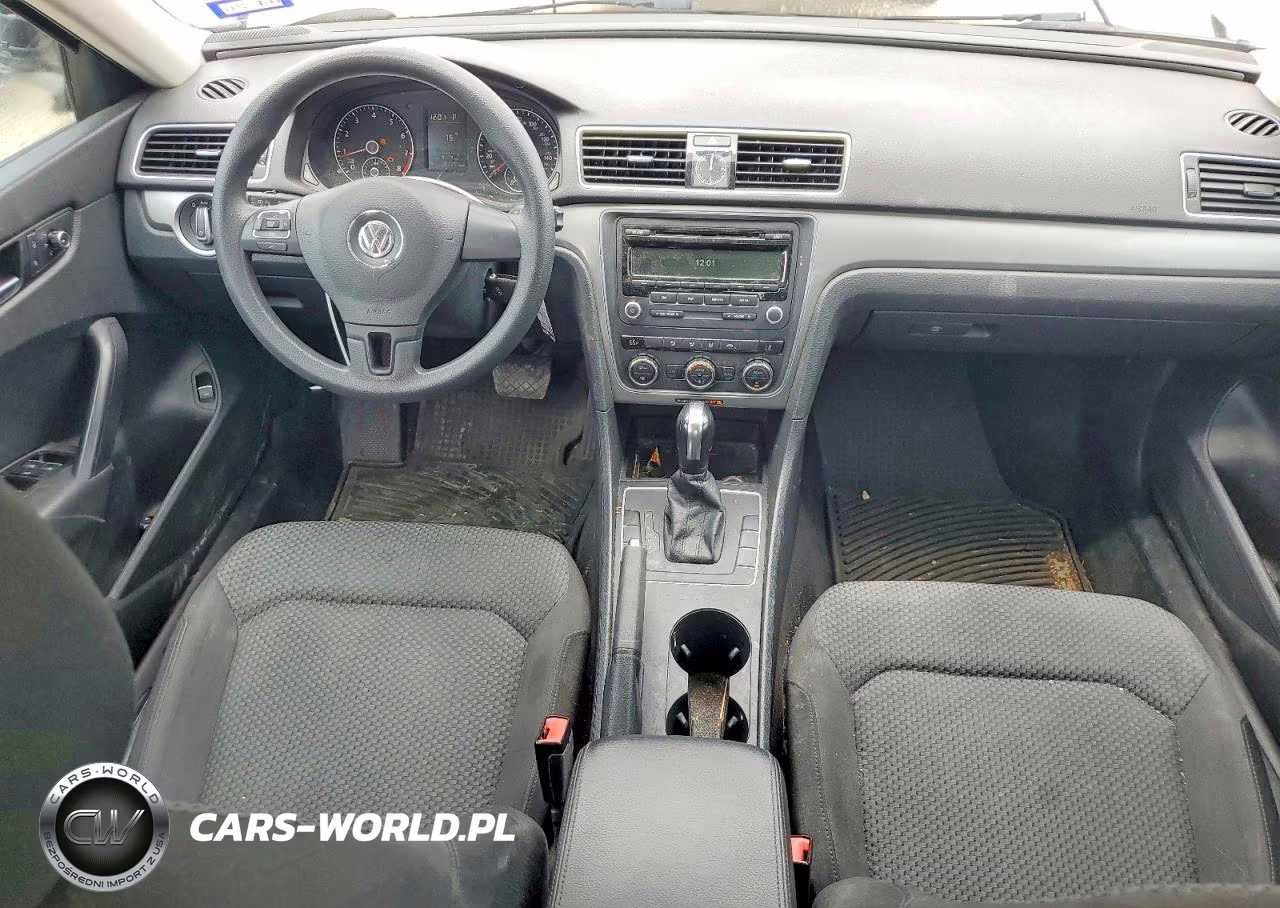 2012 Volkswagen Passat S VIN:1VWAH7A39CC066142 - 8