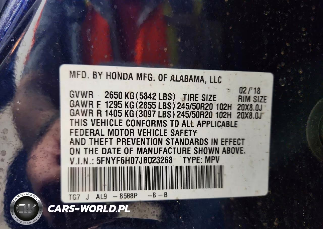 2018 Honda Pilot Elite VIN:5FNYF6H07JB023268 - 14
