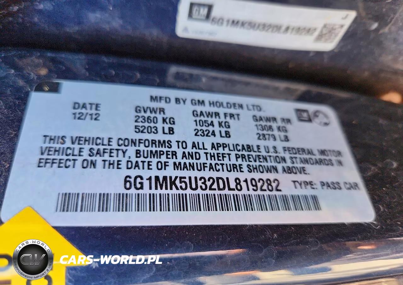 2013 Chevrolet Caprice Police VIN:6G1MK5U32DL819282 - 12