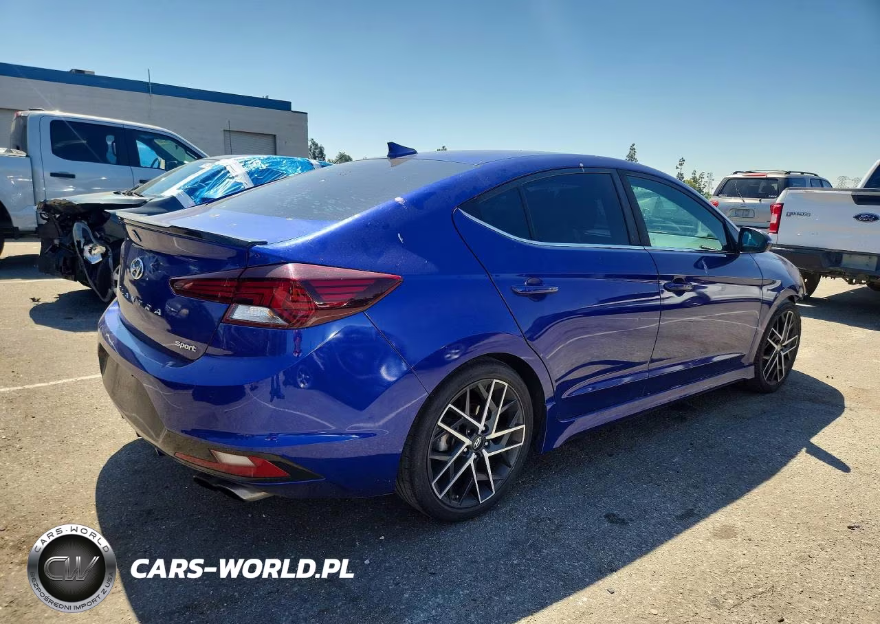 2020 Hyundai Elantra Sport VIN:KMHD04LB8LU993519 - 3