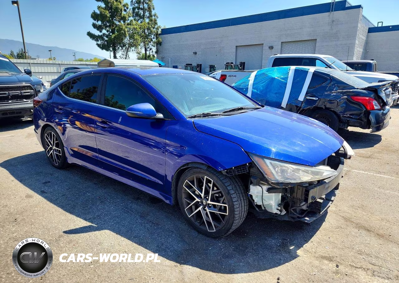 2020 Hyundai Elantra Sport VIN:KMHD04LB8LU993519 - 4