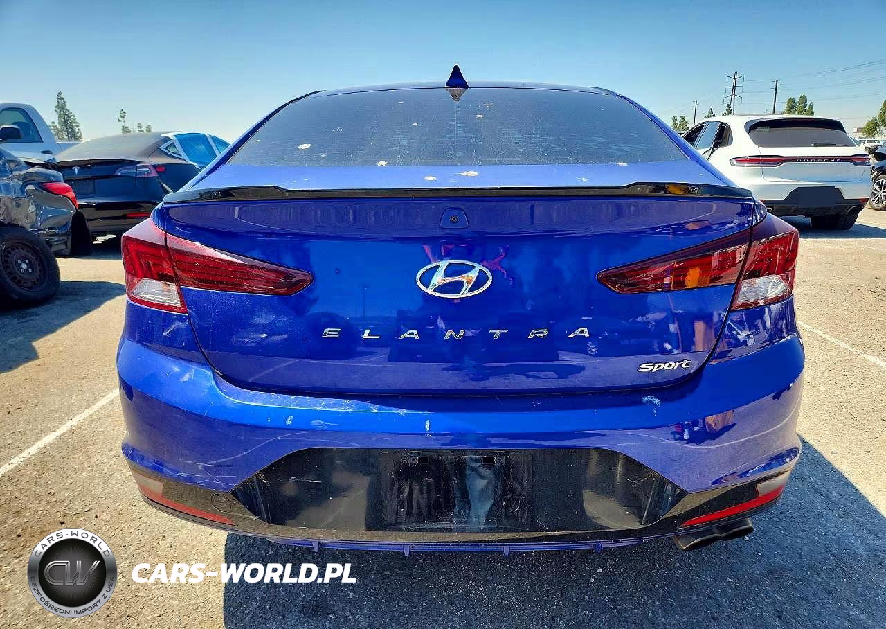 2020 Hyundai Elantra Sport VIN:KMHD04LB8LU993519 - 6