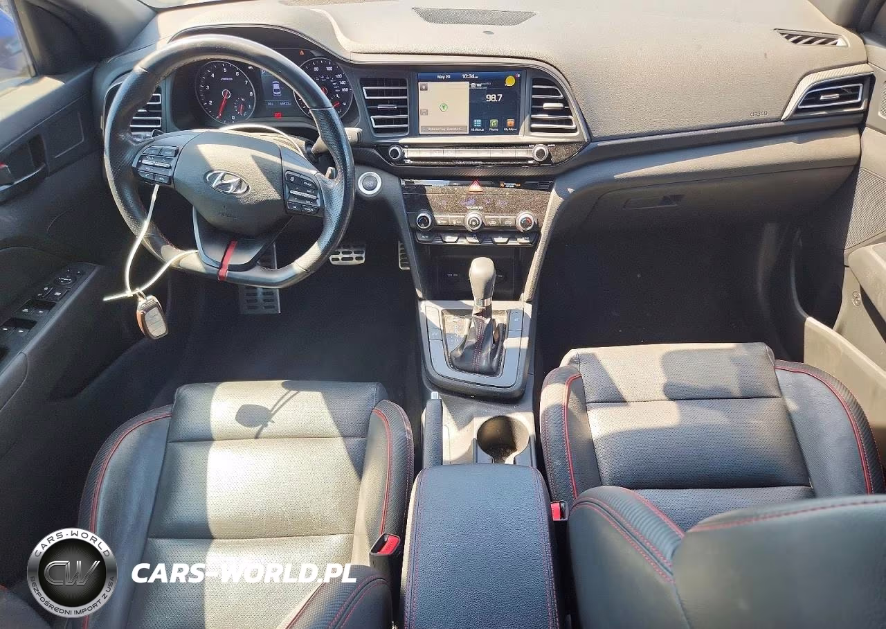2020 Hyundai Elantra Sport VIN:KMHD04LB8LU993519 - 8