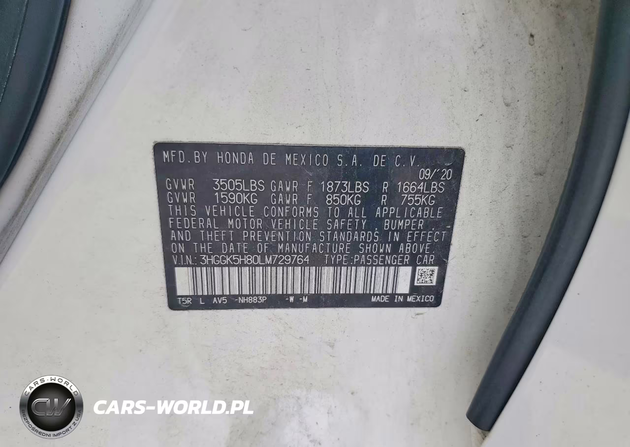 2020 Honda Fit Ex VIN:3HGGK5H80LM729764 - 12