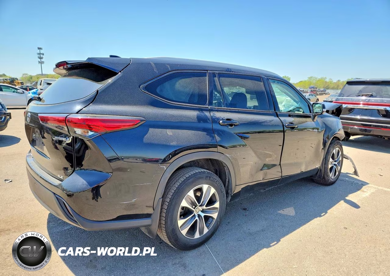 2022 Toyota Highlander Hybrid Xle VIN:5TDGBRCH1NS553811 - 3